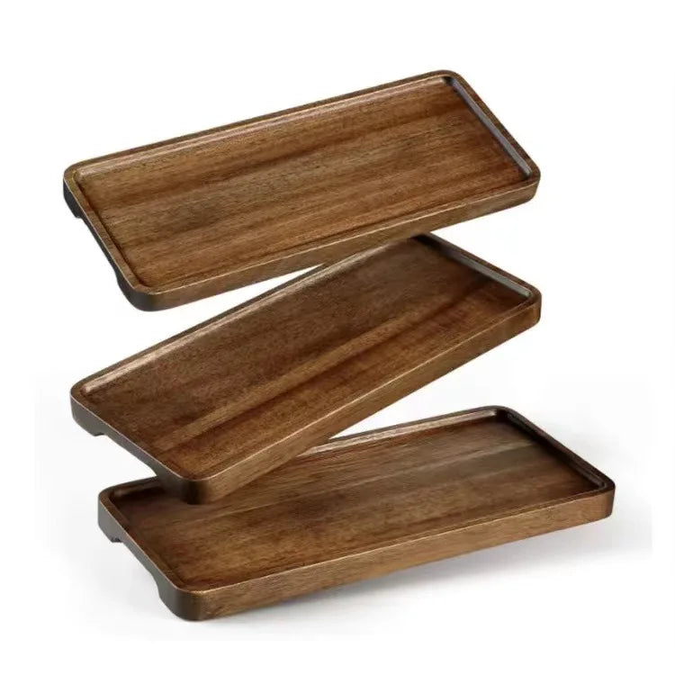 Food Cheese Appetizer Fruit Vegetable Party Rectangular Mini Charcuterie Boards Acacia Wooden Serving Platter  Wood Serving Tray