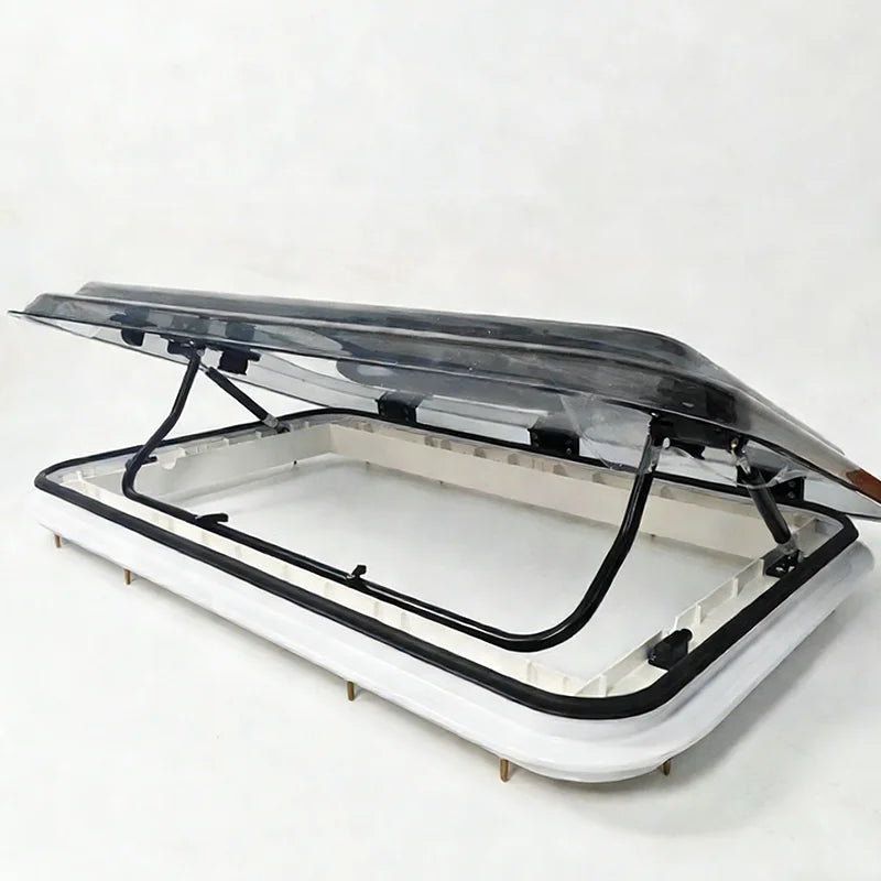 700x500mm RV Skylight Bulk Order High-Quality Aluminum Structure Double Glazed Top with Smart Ventilation Control