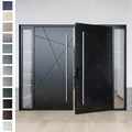 American Style Factory Direct Supplier Cast Aluminum Doors for House Customized Quality Entrance Door