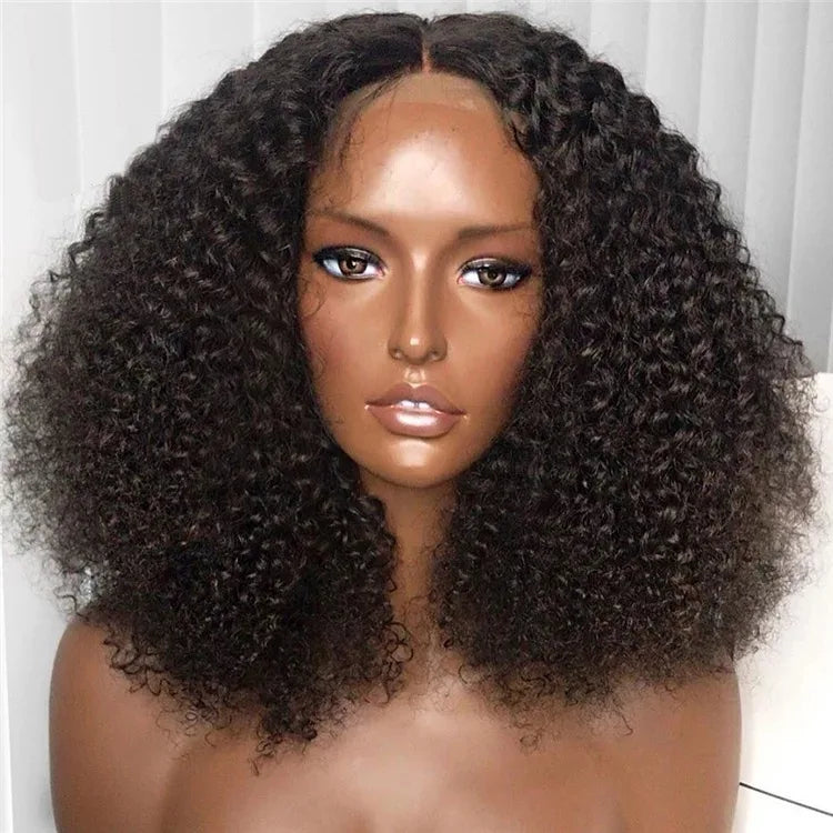 Cheap 180% Density Kinky Curly Wave Full Lace Frontal Wig 100 Virgin Human Hair Swiss Hd Lace Front Closure Wigs for Black Women