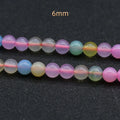 HZ New Natural Morgan Agate Jewelry Beads 6mm Aquamarine Gemstone Sphere Ball Pendant for Sale