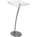 Detachable Polished Acrylic Steel Portable Floor Podium Stand- Water Resistant Eco-Friendly Customizable Lectern