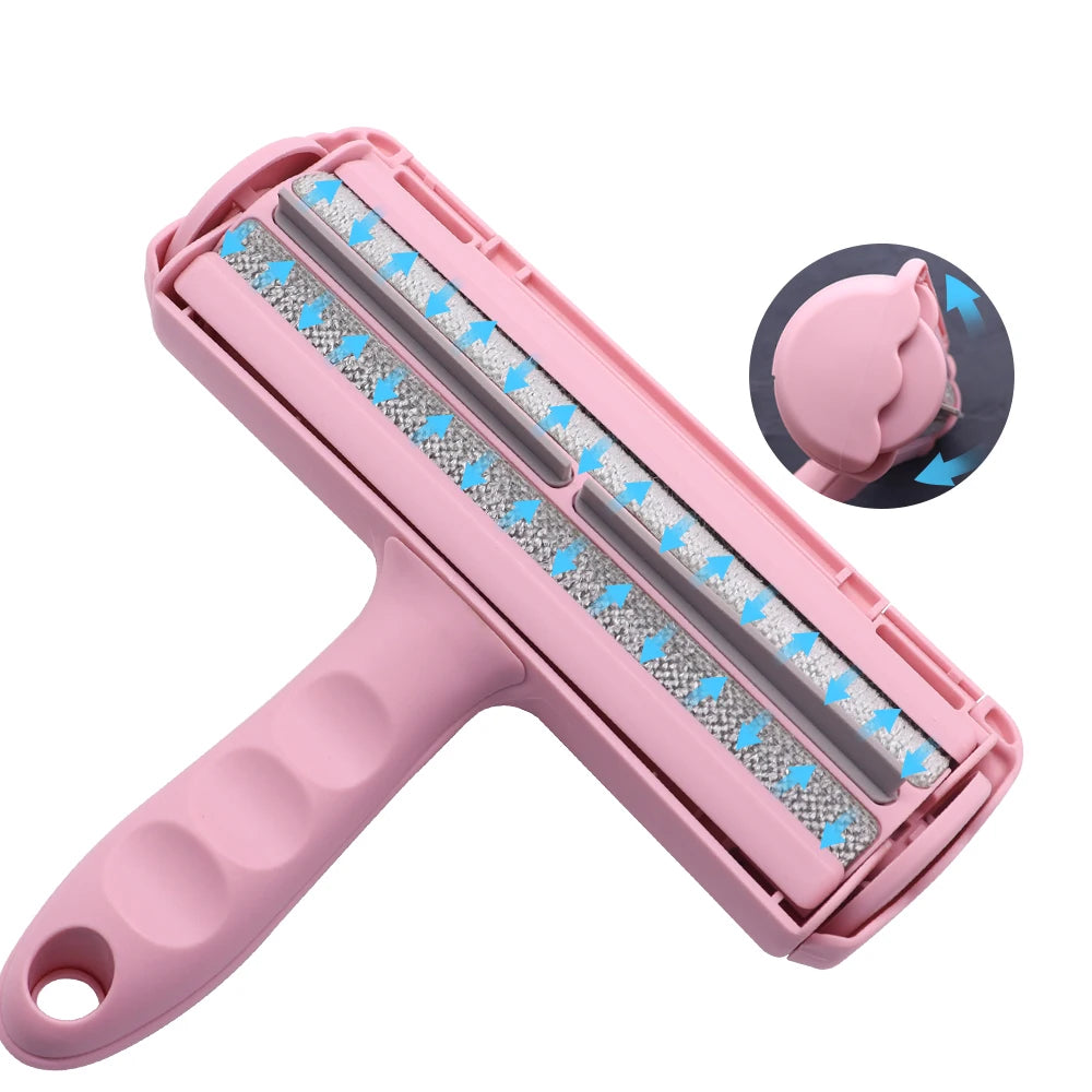 OEM ODM Custom Logo Color Reusable Cat Dog Pet Fuzz Fur Lint Cleaner Roller Hair Remover Removal Tool for Furniture Couch Carpet MegaBDM