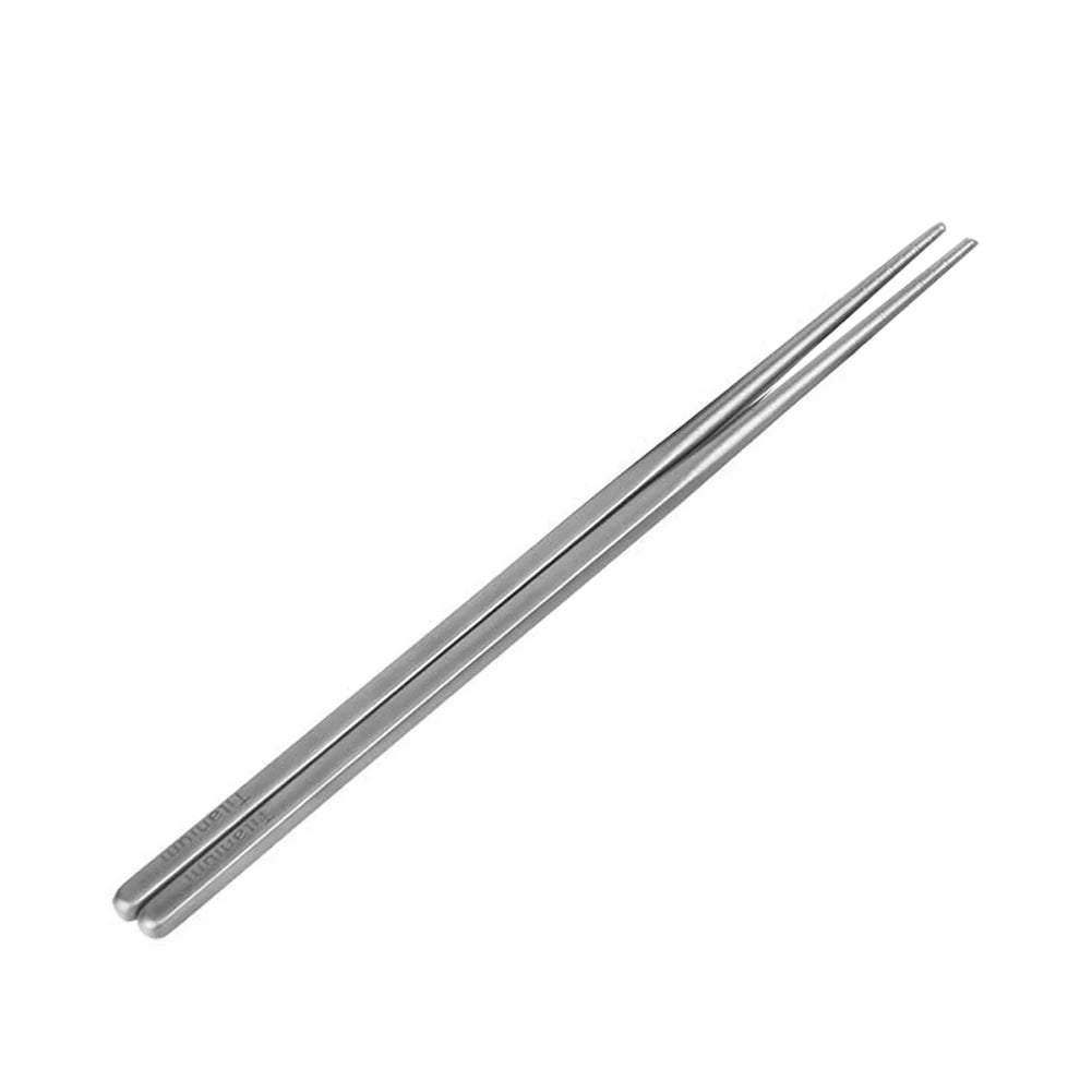 Pure Titanium Chopsticks Hollow Chopsticks Outdoor Tableware Camping Chopsticks