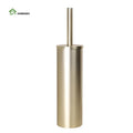 Toilet Accessories Polished Brush Gold Toilet Brush Holder