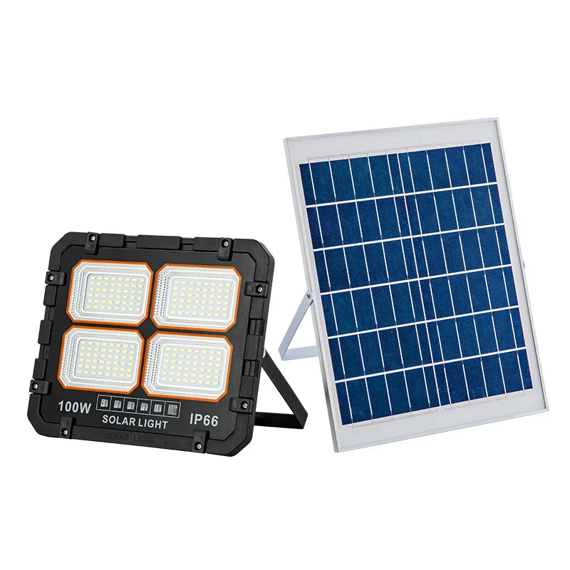 Howlighting Waterproof Remote Control IP67 Solar Outdoor Garden Light LED High-power Street Lamp Household Solar Flood Light