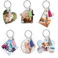 Decor Custom Crafts Sublimation Mdf Keychain With Tassels for Bag/Key Use
