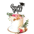 Graduation Gift Graduation Hat Acrylic Cake Topper for School Party Decoration