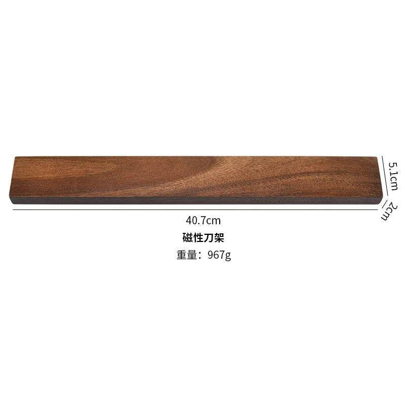 Convenient Magnetic Wood Knife Block Holder for Knivesets New Product for Easy Knife Storage