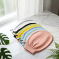 Customized Logo Moroccan Hammam Bath Scrub Viscose Glove Peeling Exfoliating Body Mitt