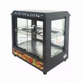 Adjustable Temp Food Warmer Showcase Hot Food Display Warmer Electric Food Showcase
