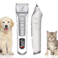 Direct Rechargeable Low Noise Puppy Shaver Kit for Dogs & Cats Ceramic Electric Trimmer Hair Clippers for Pet Grooming