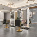 Beauty Hair Salon Furniture Barber Mirrors Led Saloon Mirror With Lights