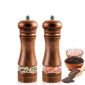The Ergonomic Streamlined Body Provides a Smooth Grip Surface That Adds Spice to Your Dinner with a Wooden Manual Pepper Mill