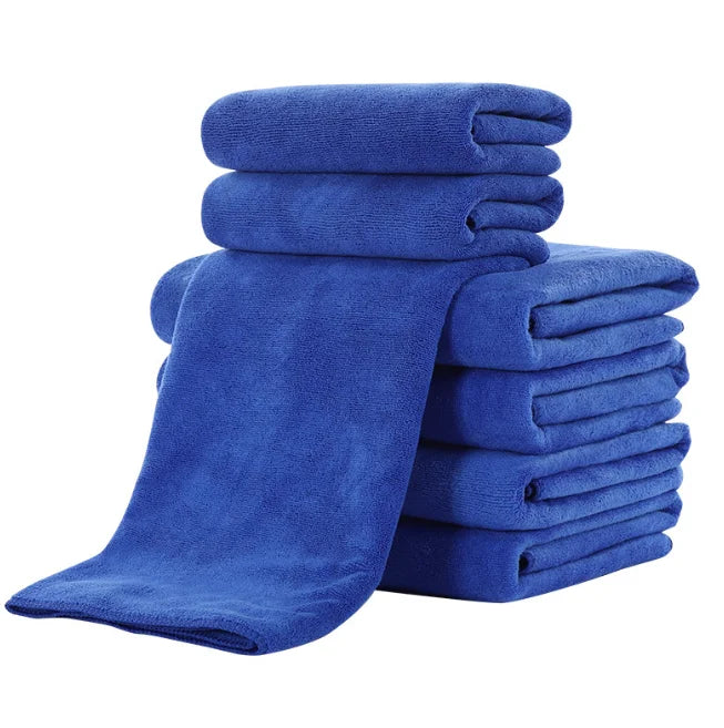Wholesale Cheap Large Thickened Absorbent Microfiber Car Towel Quick-Dry and Soft Household Cleaning Towel
