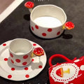 Solhui Hand-painted Ceramic 3D Mushroom Cup Tableware Dinner Plate Salad Bowl Teapot Cup