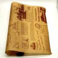 Custom A4 Size Biodegradable Greaseproof Paper Tray Liner Non-Stick Disposable Plate for Restaurant Use