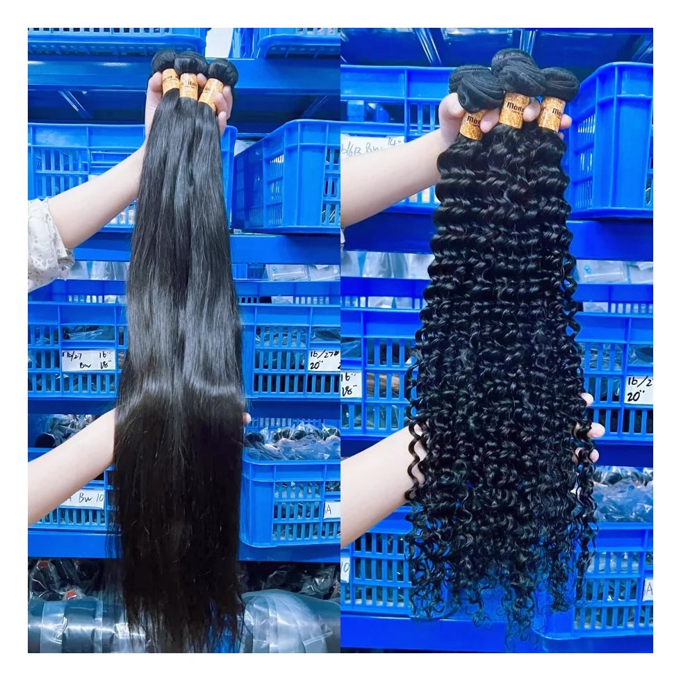 Natural Original Raw Cambodian Hair Bundle Wholesale 100 Human Hair Supplier Grade 12a Cuticle Aligned Virgin Hair Weave Bundles