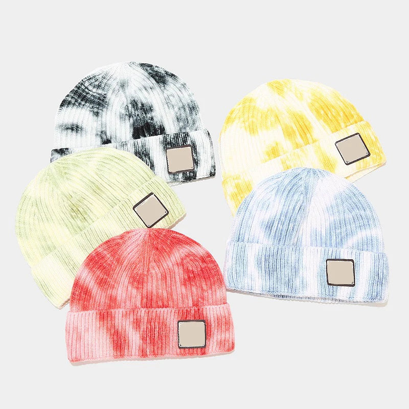 Custom Label Beanie With Patch Sport Ski Beanie Hats Unisex Ribbed Winter Beanie Hat