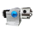 Mini Laser Marking Machine Rotation Axis Stainless Steel Rotating Fixture Ring Jewelry Rotary Marking Workbench with 50MM Chuck