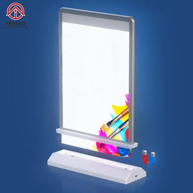 Desktop Light Box Acrylic Flashing Led Light Table Rectangular Rechargeable A4 Advertising Desktop Led Light Box
