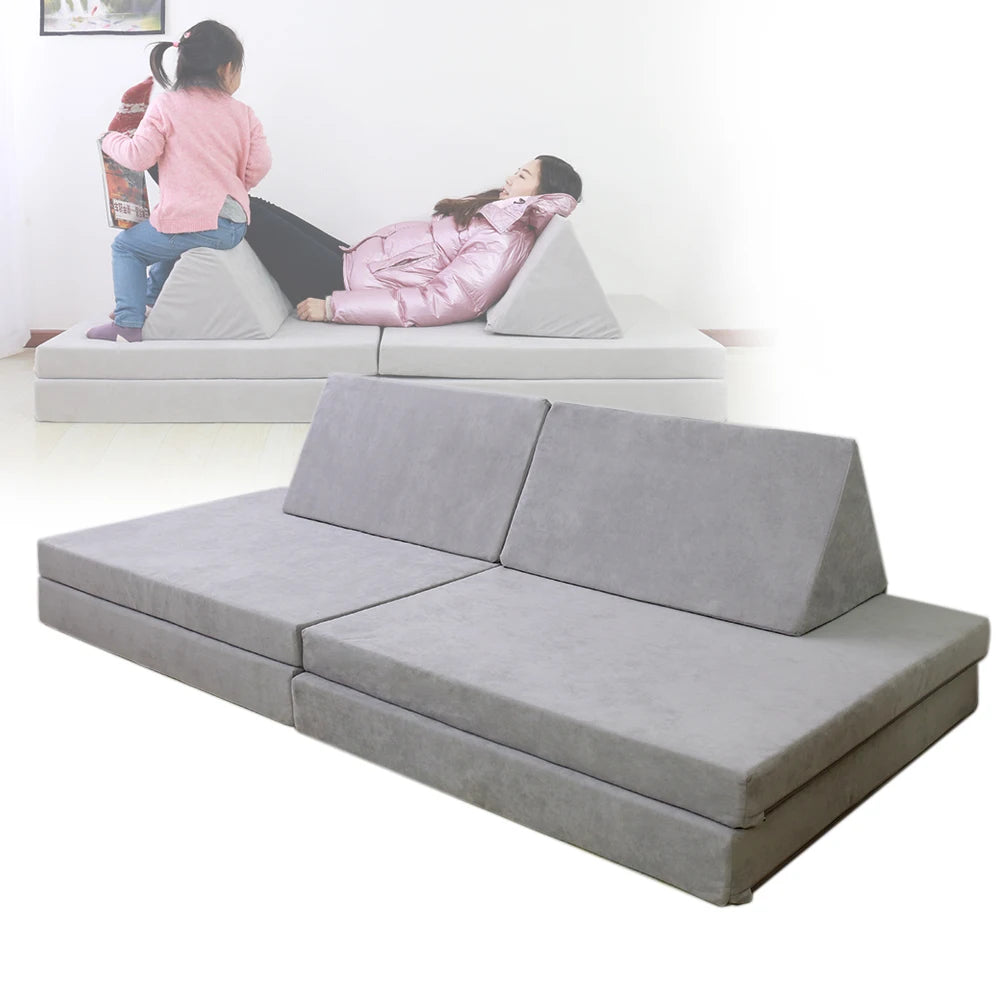 s Foam 1.8LB 45ILD US-certipur Folding Kids Playing Sofa Modular Play Couch/
