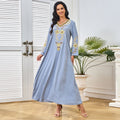 Dubai Islamic Clothing Maxi Dress Islamic Modest Khimar Hijab Abaya