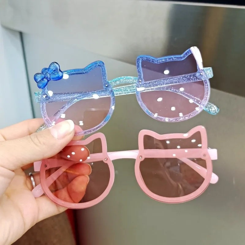 2023 New Children Polarized Kids Cute Cartoon Cat Shape Frame Sunglasses Custom Sunglasses Logo Uv400 Kids Sunglasses