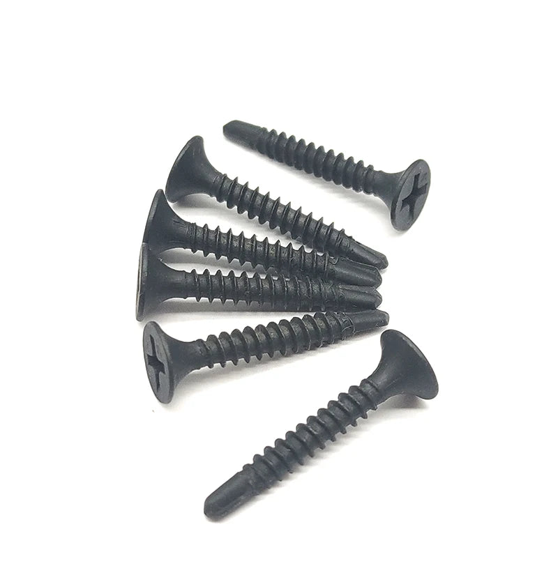 Black Phosphate for Metal Drilling Point Gypsum Board 1" Drywall Screw