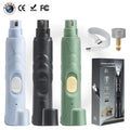 OEM Professional 2 Speed Low Noise USB Rechargeable Electric Pet Nail Grinder Trimmer with LED Light for Dog Cat Puppy Kitten