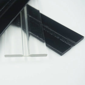 4 X 100mm 4 Low Profile Flex Hinges Flexible Living Hinges Transparent Continuous Acrylic Piano Hinges