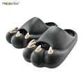 Light Weight Cute Funny Cat Claw Non Slip Soft Shoes Comfort Slip on EVA Slippers Flat Shoes House Couple Slippers Slides
