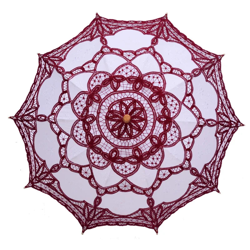 Custom 3D Wedding Umbrella with Manual Opening Straight Design Nylon Material Business Gift for Weddings