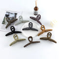 Qianjin the New Listing Women Fashion Plastic Geometric Style 11cm Big Hair Claw for Girl