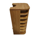 Bamboo Kitchen Table Organizer Seal Cover Storage Multi-layer Rack Organizer