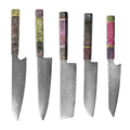Hot Sale High-End Damascus Steel Kiritsuke Chef Knife with Stabilized Wood Handle Nakri Knives for Professional Chefs