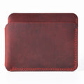 Full Grain Leather Durable Vintage Fold Wallet Card Holder with RFID Blocking Dot Pattern Customized Logo Unisex Moneybag