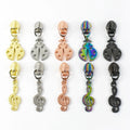 Deepeel 5# Zipper Slider for Nylon Zippers Puller Accessories Bag Zipper Sliders