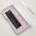 High Quality 10D 20D 30D 40D 50D Heat Bonded Premade Volume Fans Lash DIY Eyelash Clusters Lash Tray