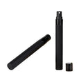 10ml Matte Black Pocket Size Refillable Glass Spray Atomizer Vial Perfume Bottle with Pump Spreayer Screen Printing MOQ 100pcs