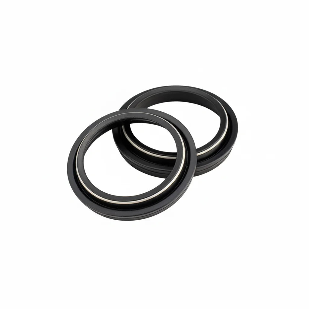 K-tech Pair of Fork Dust Seal Covers Compatible with Gas Gas MC-F 450 21-24 for NOK