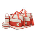Fashion Multifunction Custom 5 in 1 Set Maternity Mummy Diaper Nappy Baby Bag for Mommy Outdoor Waterproof Shoulder Baby Bag