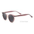 2024 New Eyeglasses Trend Round Frame Shades Sunglasses Metal Spell Material Acetate Eye Glass for Men and Women Sunglasses