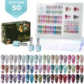 Vendeeni OEM/ODM Free Custom Private Brand  Diamond Crystal Nail Gel Polish 30colors Dreamy Diamond Crystal Cat Eye Gel Polish
