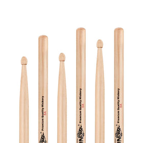 Wholesale HUN High Quality 5A Hickory Wood Drumsticks Classical Series Acorn Tips L16