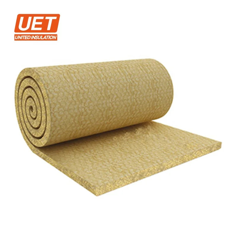 Cheap Price Sound Insulation Insulation Thermal 60kg/m3 80kg/m3 100kg/m3 Mineral Wool Rock Wool Insulation Blanket Felt Roll