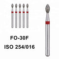 Professional Safety Diamond Cuticle Nail Drill Bits 2.5mm Flame Shape Electric Manicure Machine Cutters Tool Carbide Metal OEM