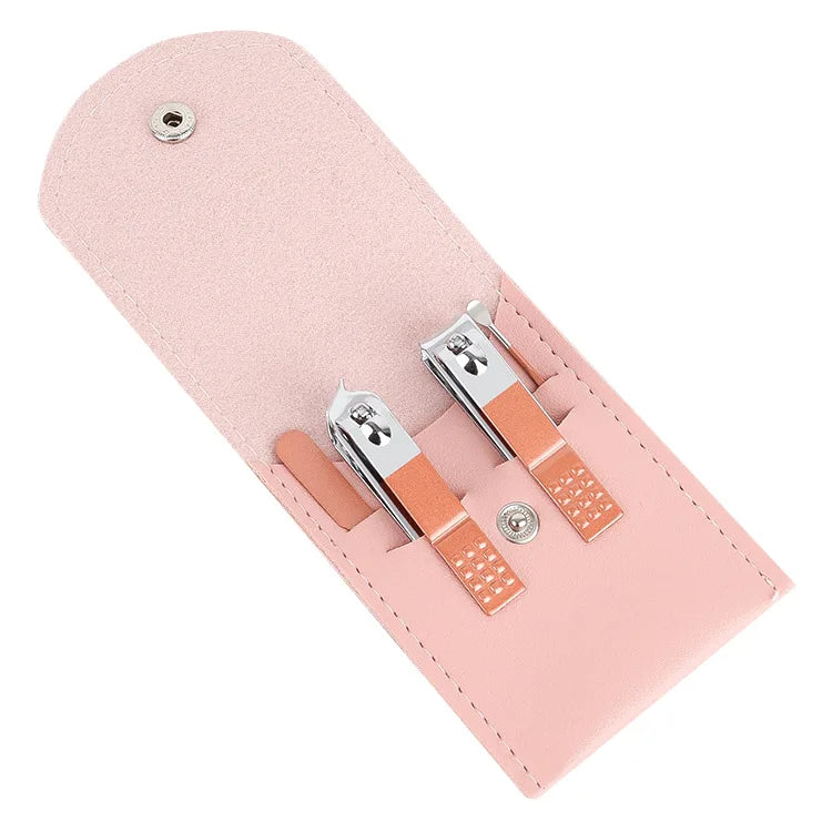 Wholesale Hot Style 4 Piece Nail Clipper Set Stainless Steel Nail Clipper Manicure Set Personal Care Nail Clipper Kit