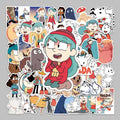 50PCS Est-selling Cartoon Cute Cartoon Peripheral Hilda Sticker Suitcase Phone case Headset Desktop Guitar Refrigerator Sticker