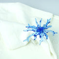 Acrylic Beads Coral Napkin Ring with square clear Ring for Wedding Decoration for Sale